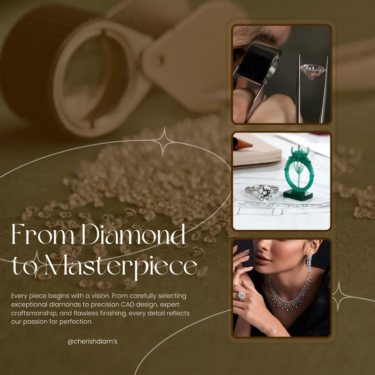Diamond pendant necklace