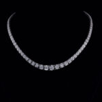 Diamond Necklace with Earrings